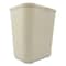 Rubbermaid Commercial 7 gal Rectangular Indoor Metal Can, Beige, Open Top, Fiberglass, 14.5 in FG254300BEIG - alternate 2
